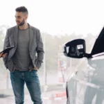 Showroom de voitures électriques chinoises BYD et MG exposées en France